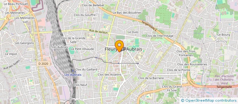 localisation de l'entreprise TERRITOIRE DES COMMUNS  FLEURY-LES-AUBRAIS