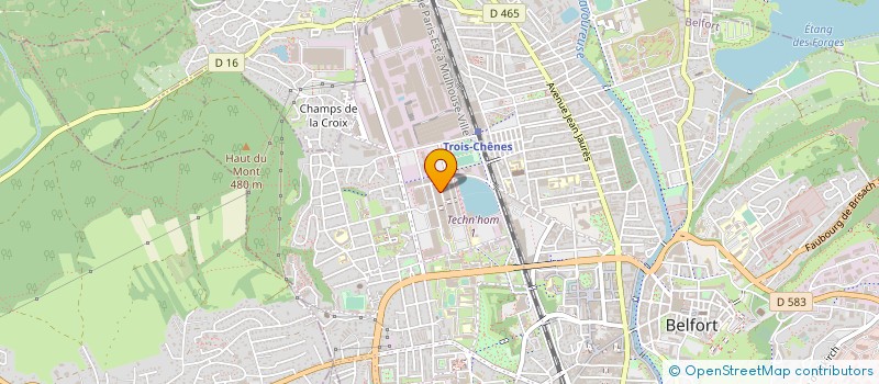 localisation de l'entreprise TERRITOIRE EMPLOIS TRAV TEMP INSERTION à BELFORT