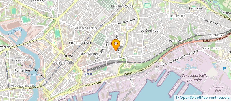 localisation de l'entreprise TERRITOIRE EN PROJETS à BREST