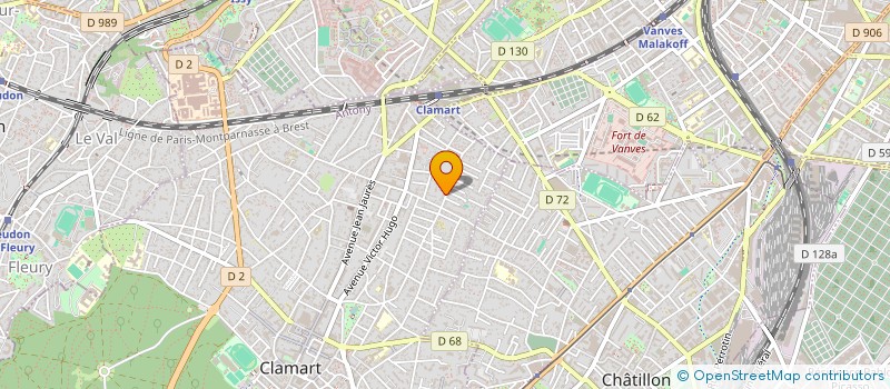 localisation de l'entreprise TERRITOIRE ET DIALOGUE SOCIALE à CLAMART