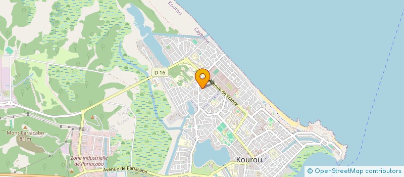 localisation de l'entreprise TERRITOIRE GUYANE à KOUROU