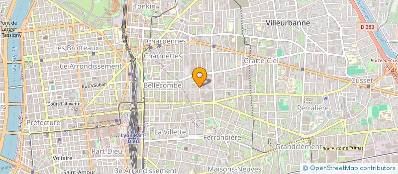localisation de l'entreprise TERRITOIRE METAL à VILLEURBANNE