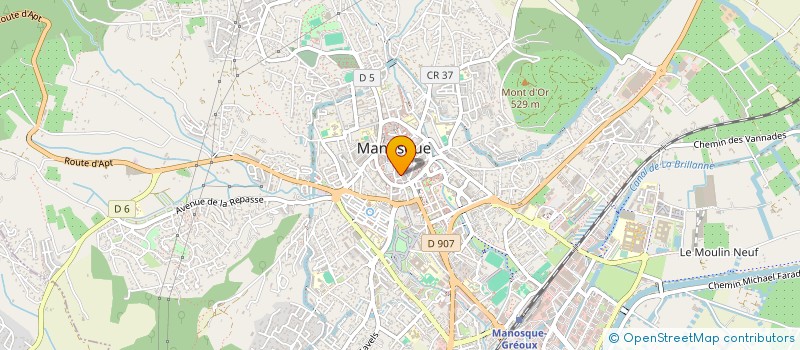 localisation de l'entreprise TERRITOIRE-ORGANISATION-PROJET.CONSEILS à MANOSQUE