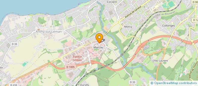 localisation de l'entreprise TERRITOIRE PECHE ET NATURE à THONON-LES-BAINS
