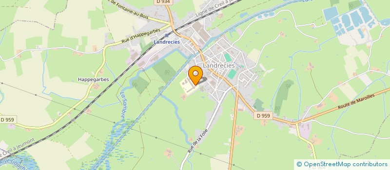 localisation de l'entreprise TERRITOIRE SONORE SAMBRE AVESNOIS  LANDRECIES