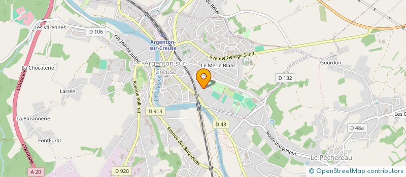 localisation de l'entreprise TERRITOIRE ZERO CHOMEUR DE LONGUE DUREE EN VALLEE DE LA CREUSE à ARGENTON-SUR-CREUSE