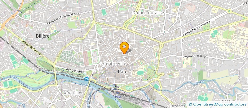 localisation de l'entreprise TERRITOIRES à PAU