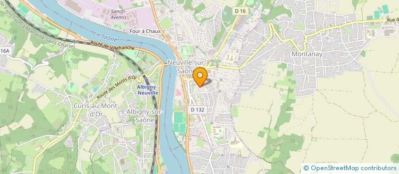 localisation de l'entreprise TERRITOIRES à NEUVILLE-SUR-SAONE