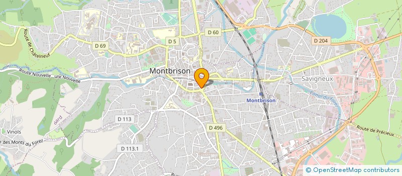 localisation de l'entreprise TERRITOIRES à MONTBRISON