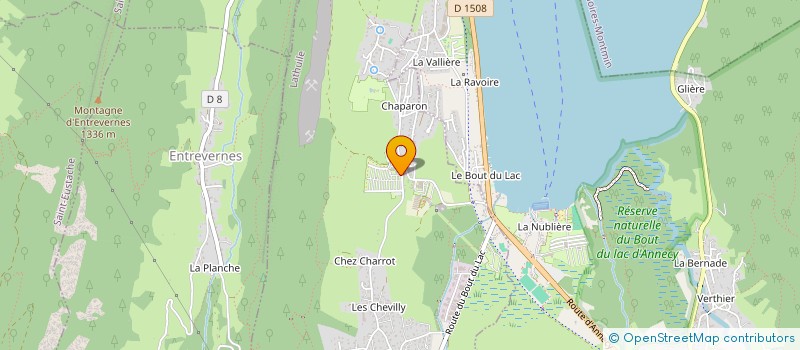 localisation de l'entreprise TERRITOIRES D'INFLUENCE  LATHUILE