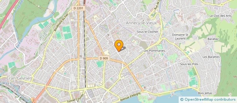 localisation de l'entreprise TERRITOIRES DEMAIN à ANNECY