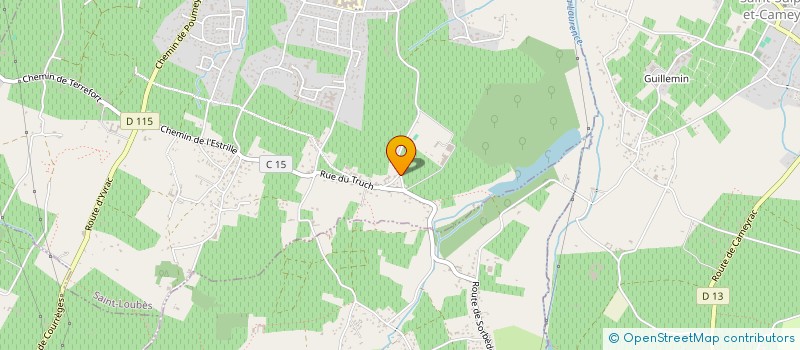 localisation de l'entreprise TERRITOIRES DES POSSIBLES  SAINT-LOUBES