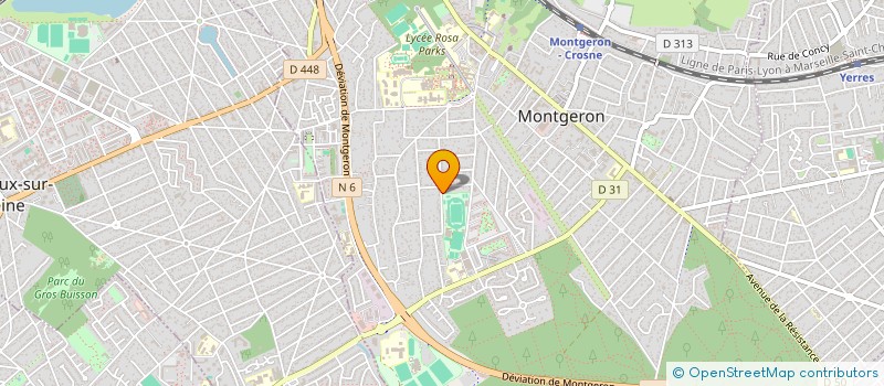 localisation de l'entreprise TERRITOIRES EN LIENS - NORD-EST ESSONNE EN TRANSITION à DRAVEIL