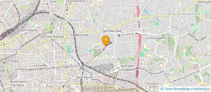 localisation de l'entreprise TERRITOIRES ET CONFLUENCES  MARSEILLE