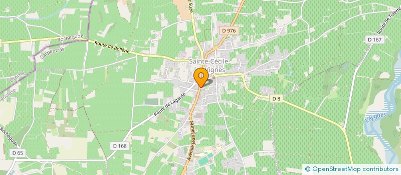 localisation de l'entreprise TERRITOIRES ET ENTREPRISES STRATEGIE 2040 à SAINTE-CECILE-LES-VIGNES