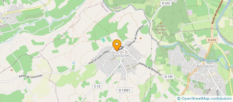 localisation de l'entreprise TERRITOIRES ET PREVENTION CONSEIL  SAUSSINES