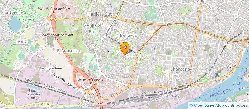 localisation de l'entreprise TERRITOIRES GENERATIONS SOLIDAIRES à NANTES