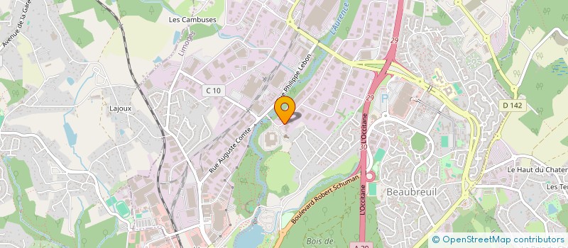 localisation de l'entreprise TERRITOIRES GRAPHIQUES à LIMOGES
