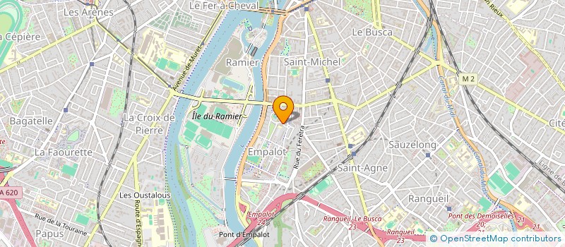 localisation de l'entreprise TERRITOIRES & SERVICES - REGIE DE QUARTIER à TOULOUSE