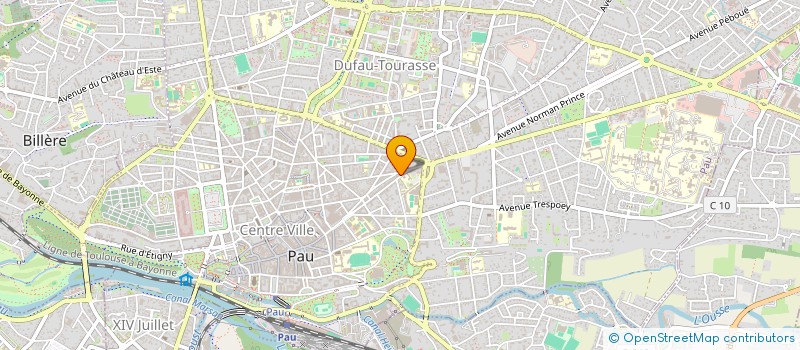 localisation de l'entreprise TERRITOIRES SOLIDAIRES à PAU