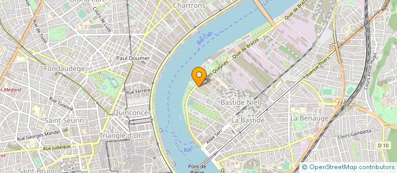 localisation de l'entreprise TERRITOIRES TV  BORDEAUX