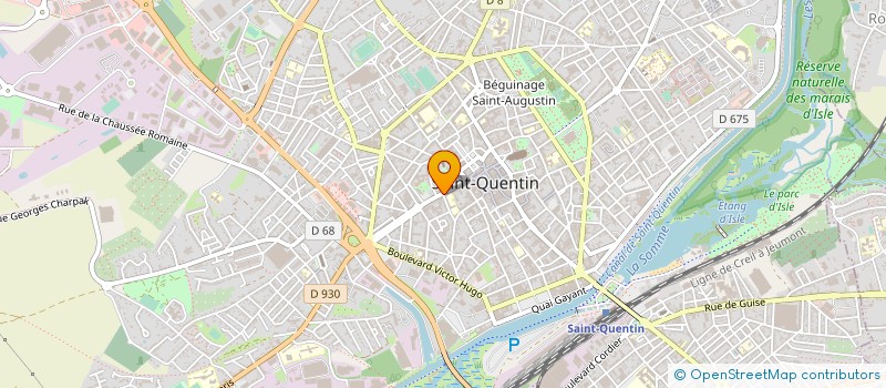 localisation de l'entreprise TERROIR & CIE à SAINT-QUENTIN