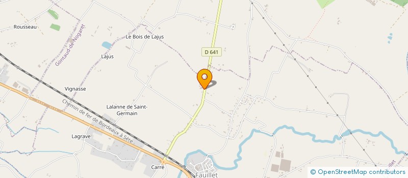 localisation de l'entreprise TERROIR D'AQUITAINE à FAUILLET