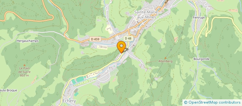 localisation de l'entreprise TERROIR DE LA VALLEE à SAINTE-MARIE-AUX-MINES