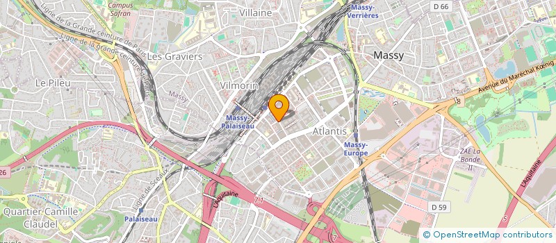 localisation de l'entreprise TERROIR DISTRIBUTION SERVICE  MASSY