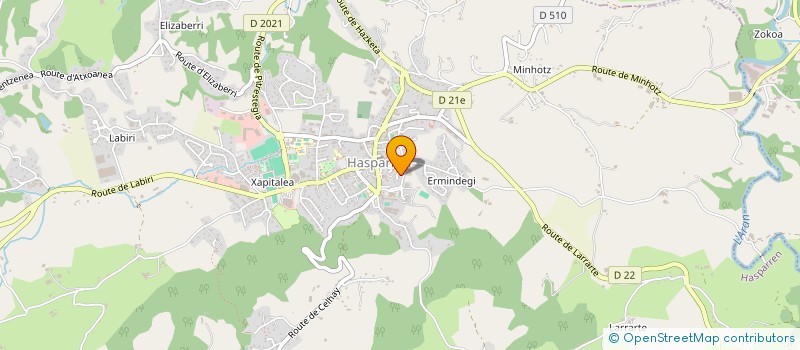 localisation de l'entreprise TERROIR ET COMMUNICATION  HASPARREN