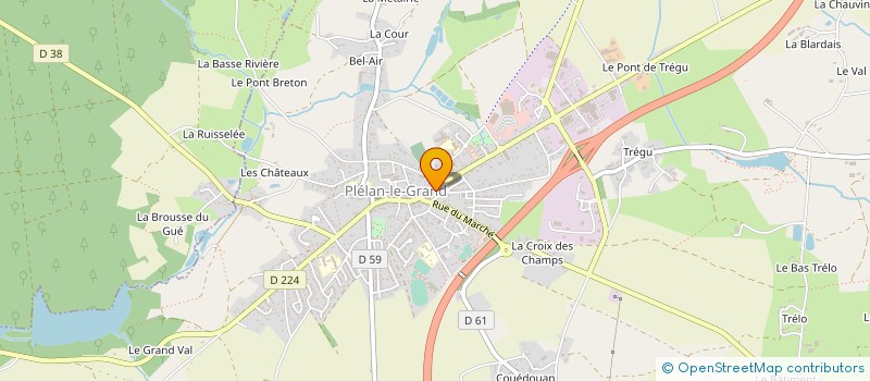 localisation de l'entreprise TERROIR ET COMPAGNIE à PLELAN-LE-GRAND