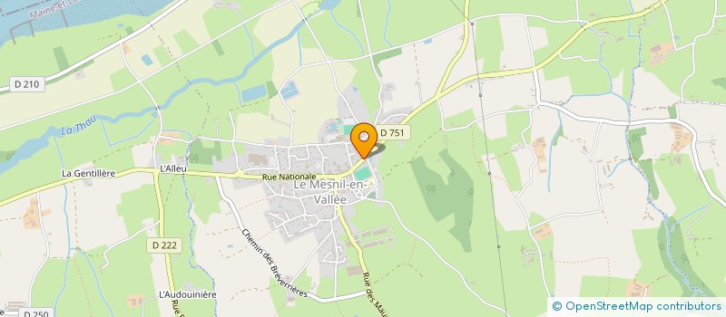 localisation de l'entreprise TERROIR ET LOISIRS à MAUGES-SUR-LOIRE