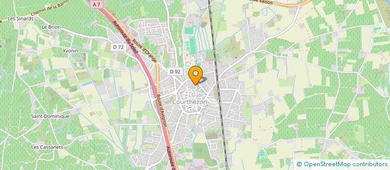 localisation de l'entreprise TERROIR ET SERENITE  COURTHEZON