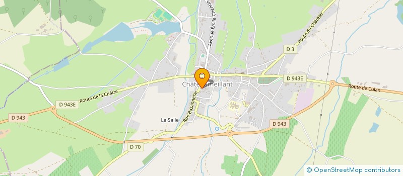 localisation de l'entreprise TERROIR ET TRADITION  CHATEAUMEILLANT