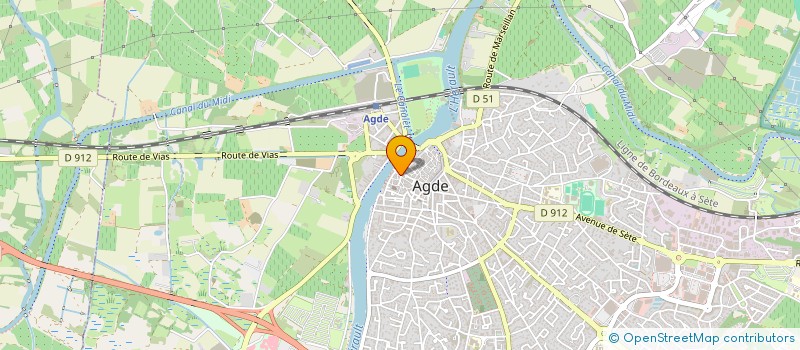 localisation de l'entreprise TERROIR ET TRADITIONS à AGDE