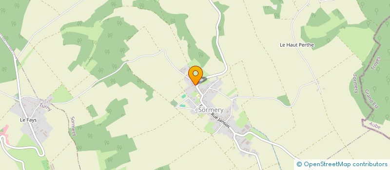 localisation de l'entreprise TERROIR & GASTRONOMY  SORMERY