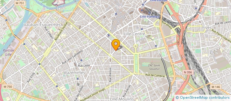 localisation de l'entreprise TERROIR HABITAT à LILLE