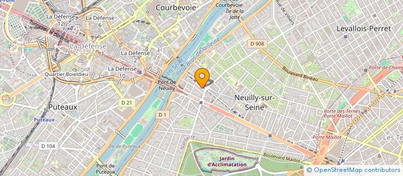 localisation de l'entreprise TERROIR HALLAL à NEUILLY-SUR-SEINE