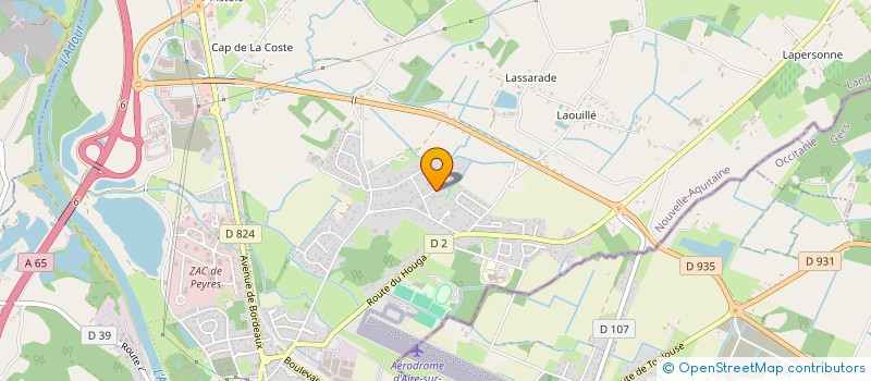 localisation de l'entreprise TERROIR IBERIQUE à AIRE-SUR-L'ADOUR