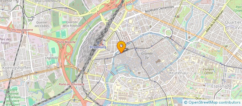 localisation de l'entreprise TERROIR & K à STRASBOURG
