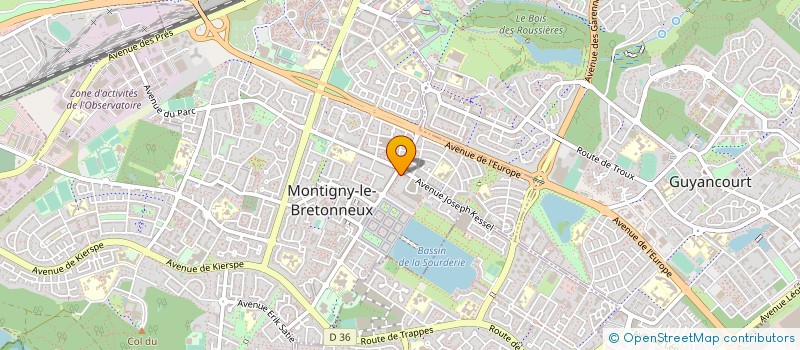 localisation de l'entreprise TERROIR & ROTISSERIE à MONTIGNY-LE-BRETONNEUX