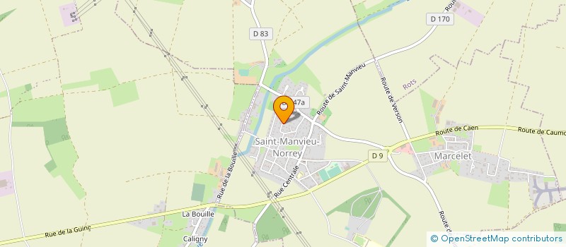 localisation de l'entreprise TERROIRNORMAND.COM à SAINT-MANVIEU-NORREY