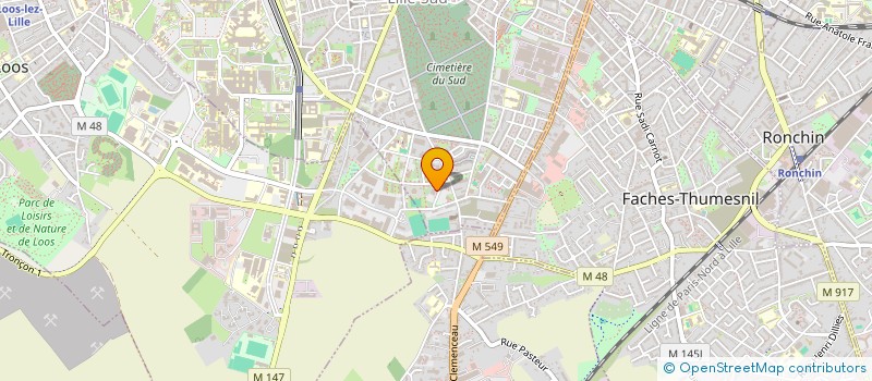 localisation de l'entreprise TERROIRS à LILLE