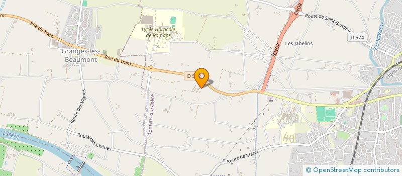 localisation de l'entreprise TERROIRS AND EXPERIENCES  ROMANS-SUR-ISERE