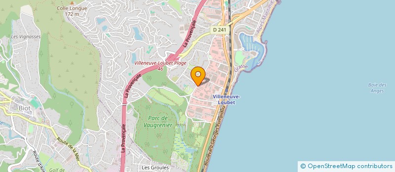 localisation de l'entreprise TERROIRS D'EXCEPTION à VILLENEUVE-LOUBET