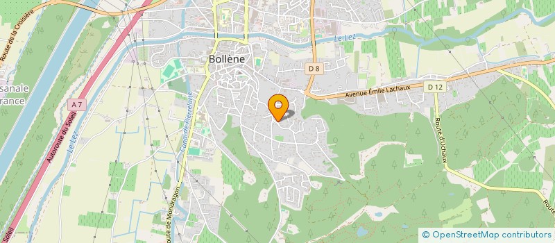 localisation de l'entreprise TERROIRS DE FRANCE à BOLLENE