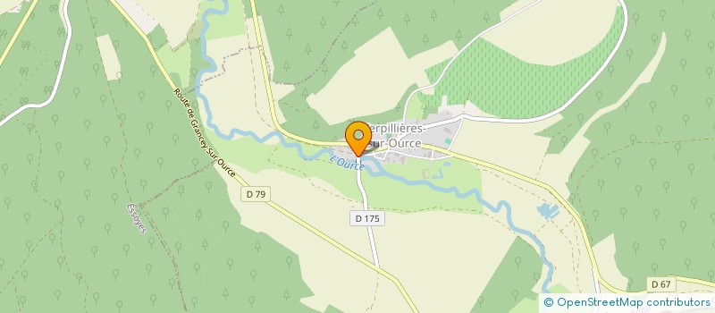 localisation de l'entreprise TERROIRS DE L'OURCE  VERPILLIERES-SUR-OURCE