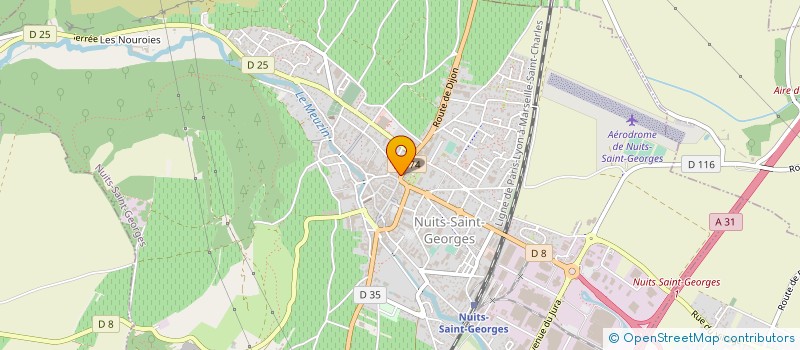 localisation de l'entreprise TERROIRS ET COULEURS DE BOURGOGNE à NUITS-SAINT-GEORGES