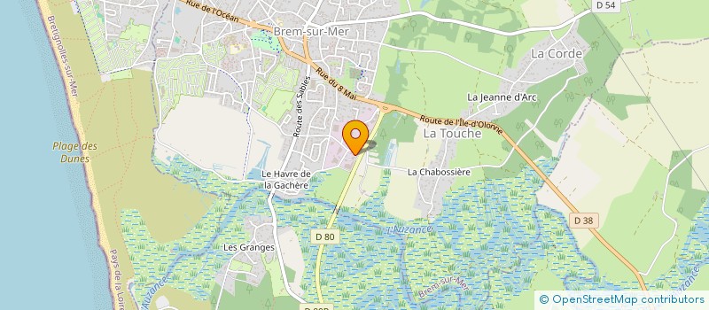 localisation de l'entreprise TERROIRS ET VIGNERONS D'EXCEPTION à BREM-SUR-MER