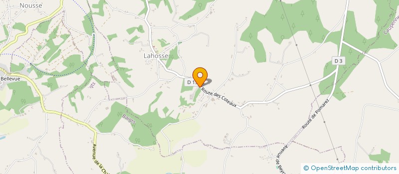 localisation de l'entreprise TERROIRS LANDES GASCOGNE  LAHOSSE